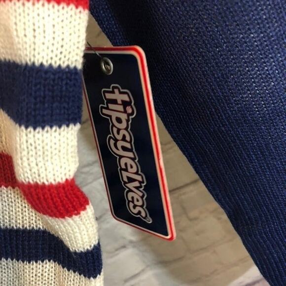 Tipsy Elves Classic USA Striped Sweater 4th of July - Picture 4 of 5